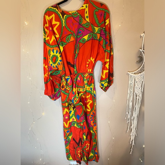 Rhode Blake Printed Jumpsuit Uzbek Red - Picture 7 of 7